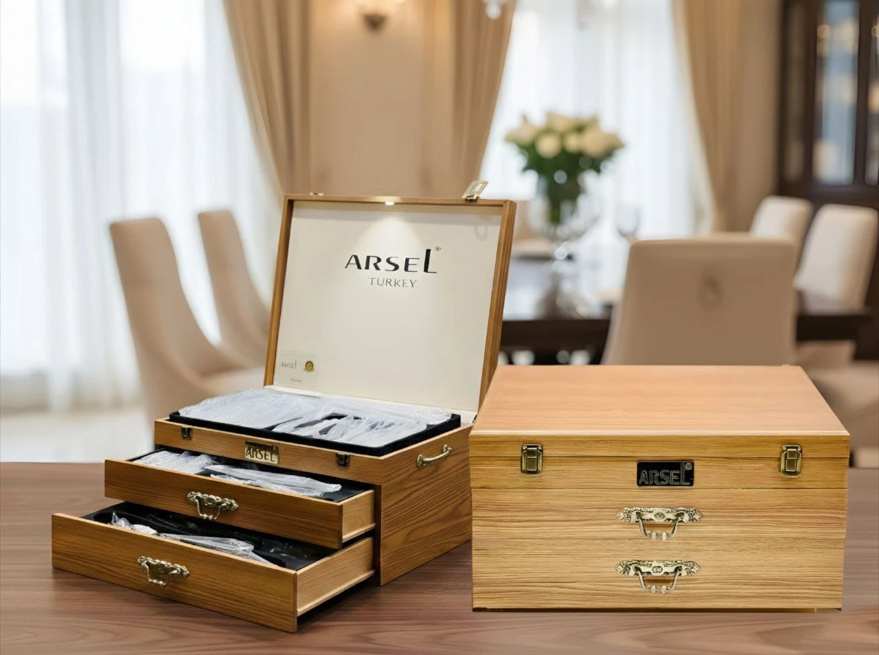 أطقم شوك ومعالق 89 قطعه 009  ARSEL-منتجات ارشيا - مصر